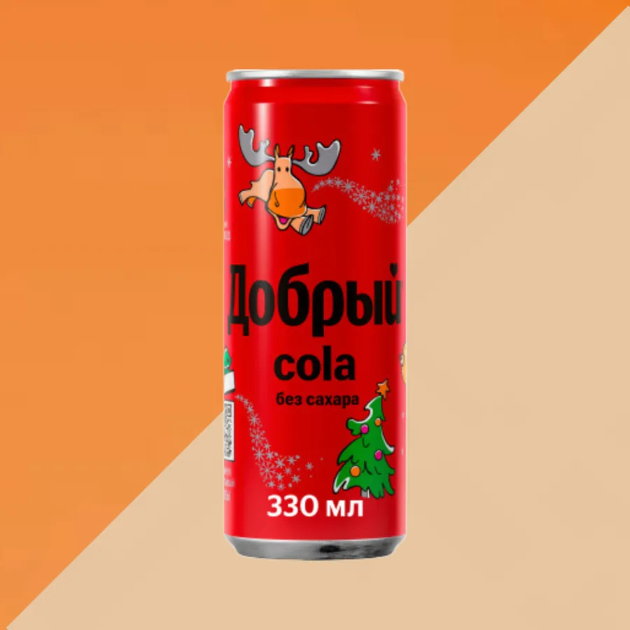 Добрый кола без сахара Ж/Б 